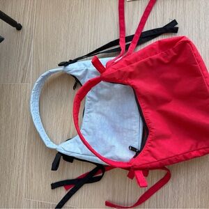 Sandy Liang x Baggu Bow Bag Candy Apple and Blue